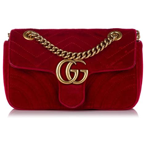 gucci samt tasche